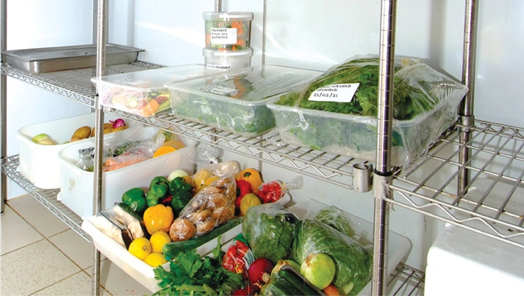 Restaurants must implement safe procedures for receiving, inspecting, and storing
food