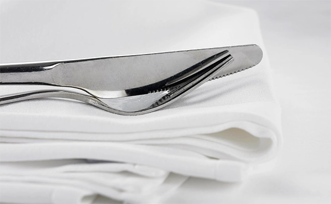 Spotless white linen