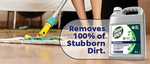 Handy Andy Multipurpose Cream provides a practical cleaning solution across a wide range of surfaces