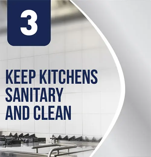 Keep Kitchen Sanitary and Clean